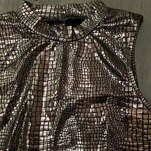 Snakeskin Bodysuit sz Large